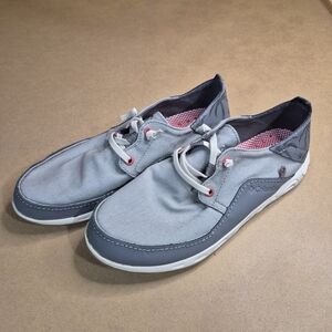Columbia PFG Men's Gray Red and White Boat Shoes